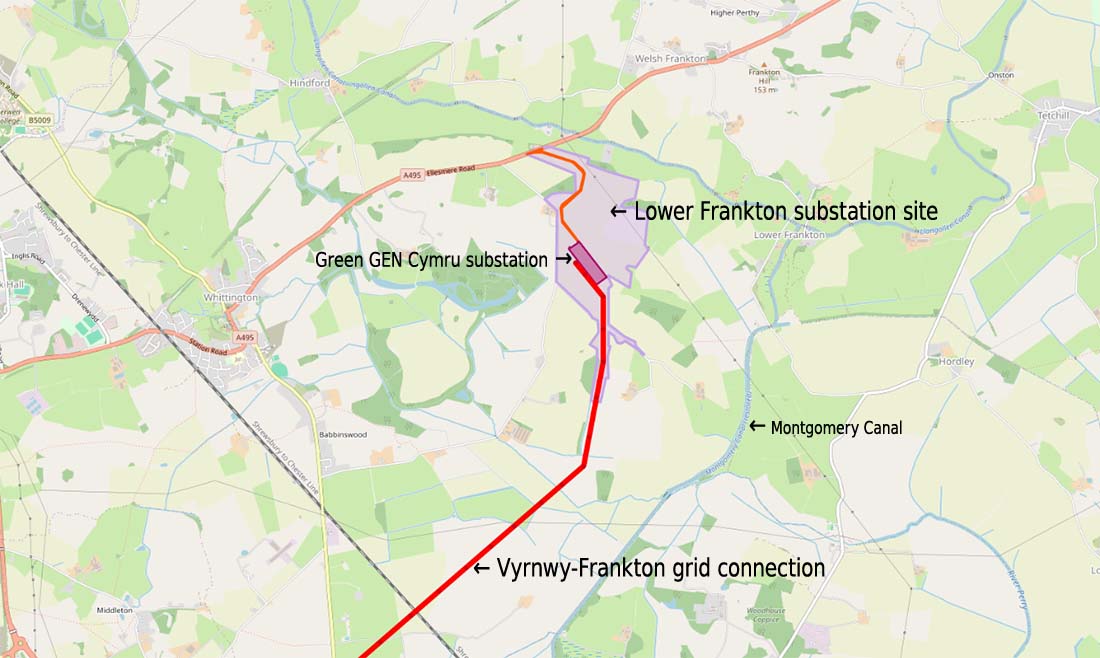proposed Lower Frankton substation